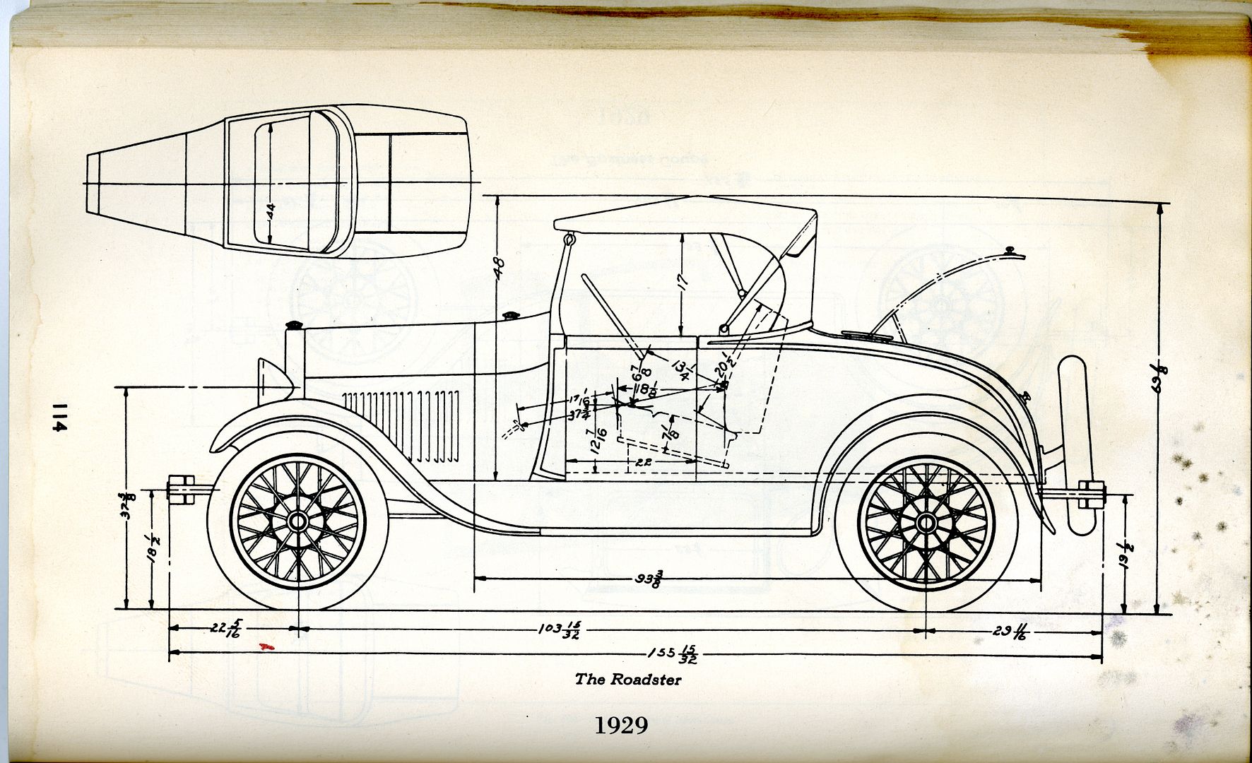1929 Model A Roadster body dimensions to square it up The Ford Barn