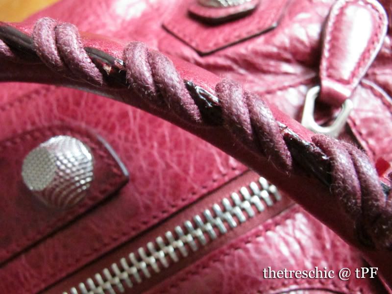 Help! Leather peeling on handles ( PurseForum