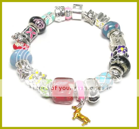 Murano Glass Beads Bracelet SLNO.347  