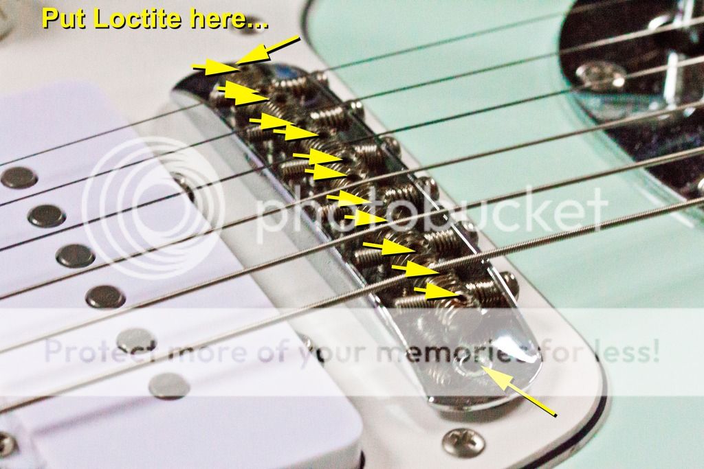 Adjusting a Jazzmaster-Type Bridge | Squier-Talk Forum